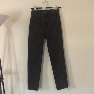 Stradivarius Black Mom Jeans